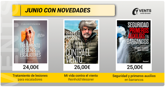 libros escalada y montaña en vents de muntanya libreria desnivel