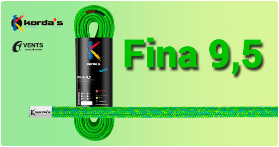 korda's fina 9.5 barranquismo cuerda barranco